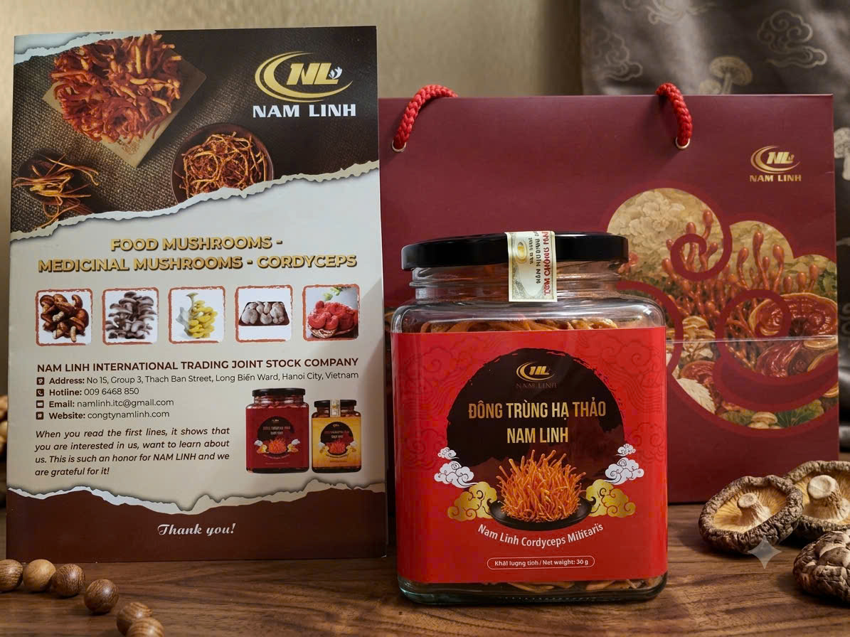 Đông trùng hạ thảo sấy thăng hoa 30g