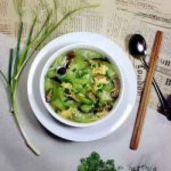 Canh Mướp Nấm Hương
