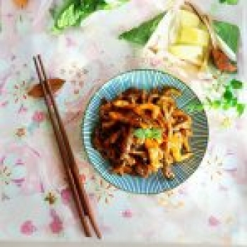 Nấm Hương Sốt Chua Ngọt