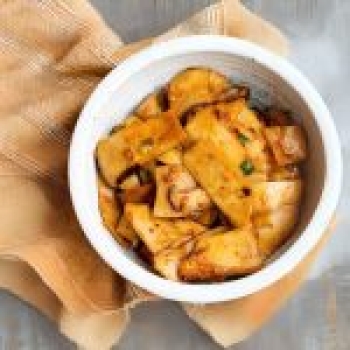 Nấm Đùi Gà Áp Chảo Sốt Cay