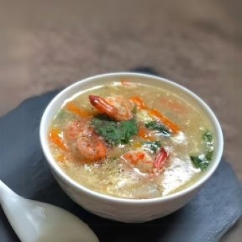 Súp Tôm Nấm Sò
