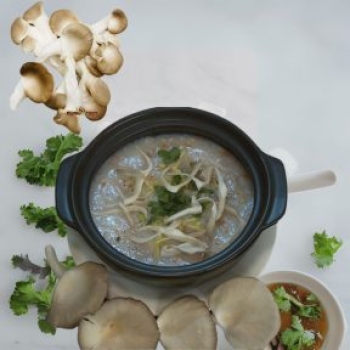 Cháo Nấm Bào Ngư Thịt